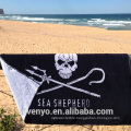 soft textile jacquard design adults black sea shepherd Beach Towel BT-144